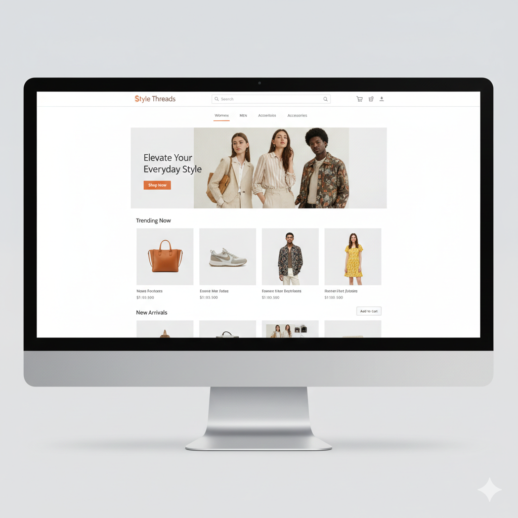 Ecommerce website created by Apiusartech for a company in lagos.